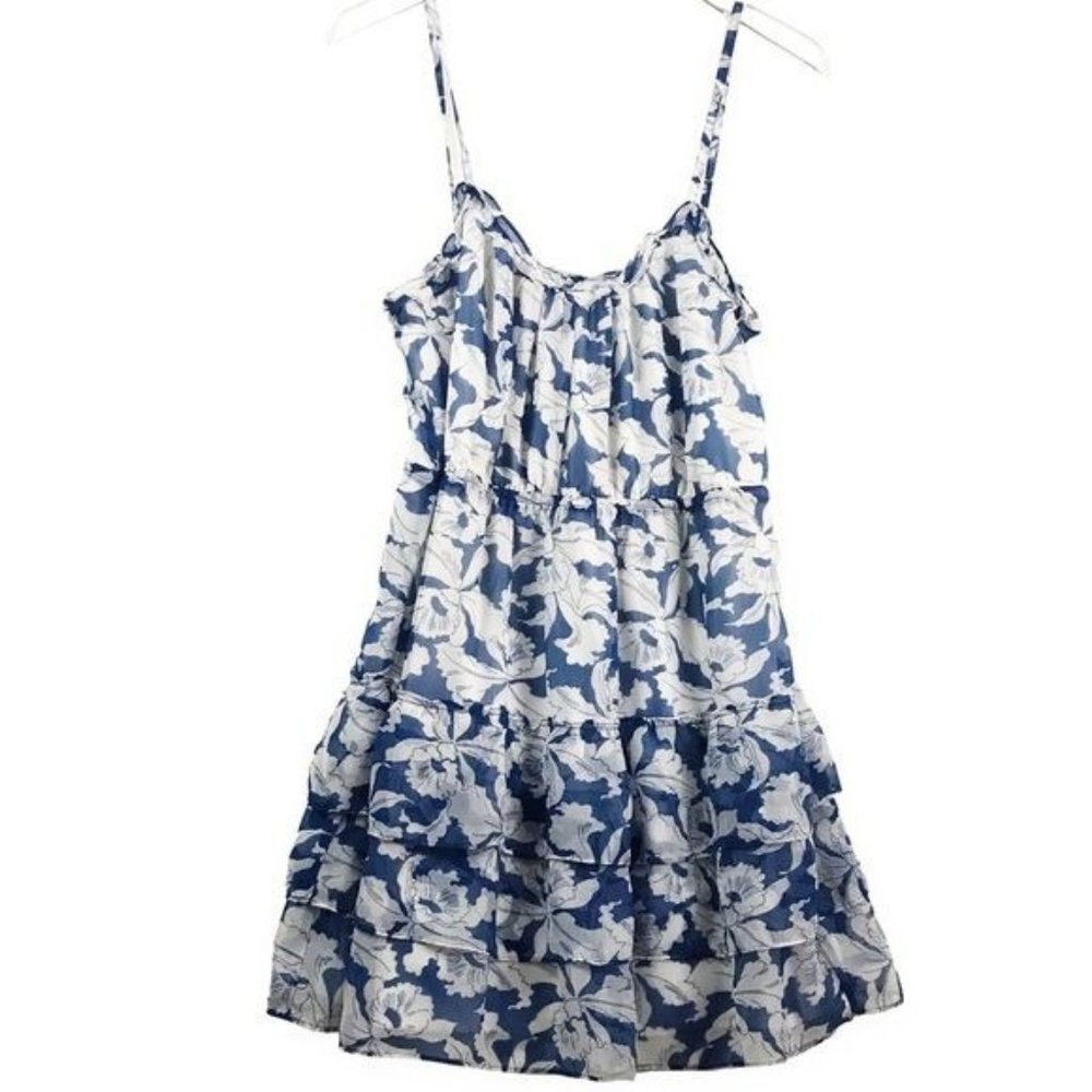 AMERICAN EAGLE OUTFITTERS Floral Tiered Mini Dress Size 6